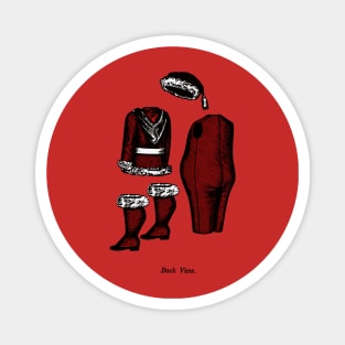 Dress Santa Magnet